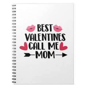 Couple Gift Best Valentines Call Me Mum Notebook