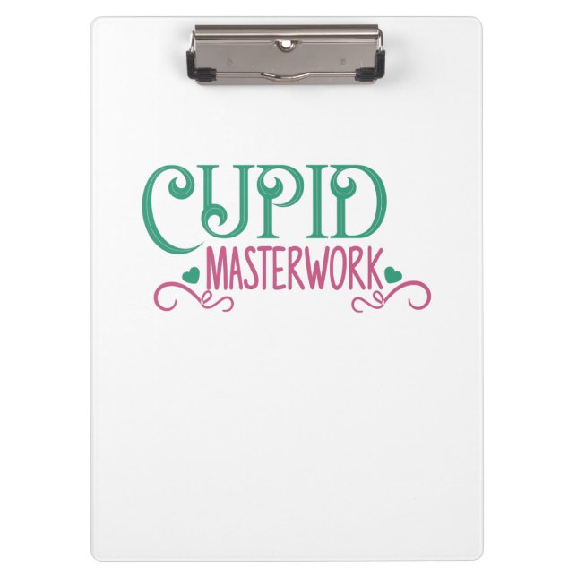 Couple Gift Cupid Masterwork Clipboard (Front)