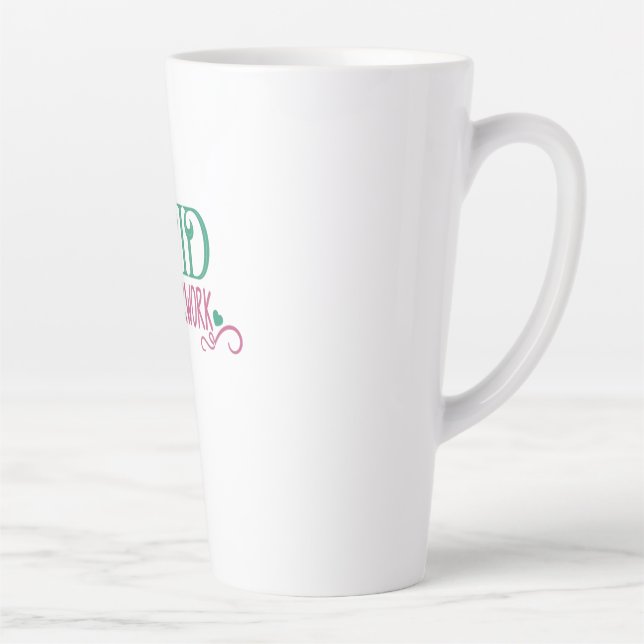 Couple Gift Cupid Masterwork Latte Mug (Right)