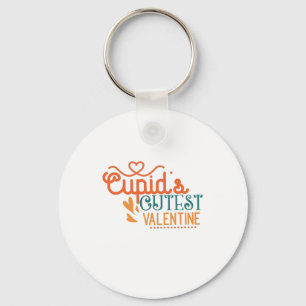 Couple Gift Cupid's Cutest Valentine Key Ring