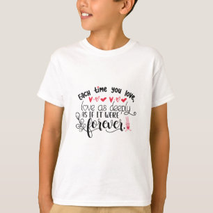 Couple Gift Each Time You Love Forever T-Shirt