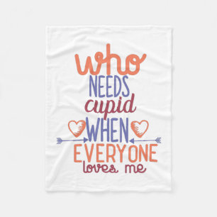 Couple Gift Everyone Loves Me Fleece Blanket