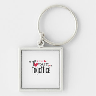 Couple Gift Forever Together Key Ring