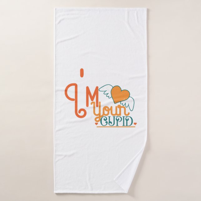 Couple Gift I Am Your Cupid Bath Towel (Bath Towel)