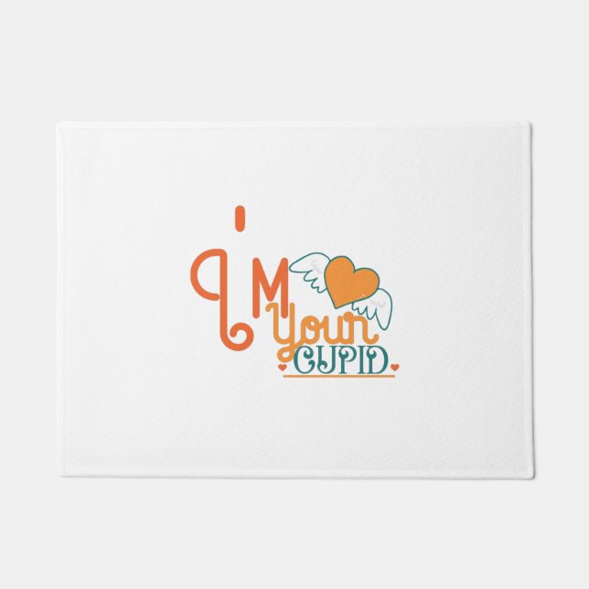 Couple Gift I Am Your Cupid Doormat (Front)