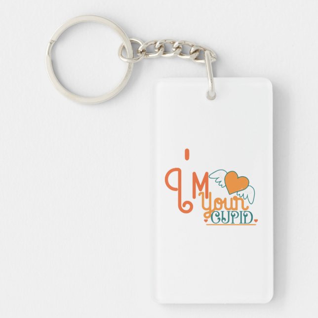 Couple Gift I Am Your Cupid Key Ring (Front)