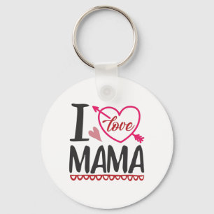 Couple Gift I Love Mama Key Ring