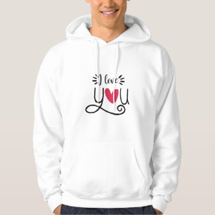 Couple Gift I Love You Hoodie