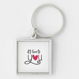Couple Gift I Love You Key Ring