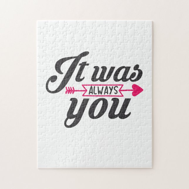 Couple Gift It Was Always You Jigsaw Puzzle (Vertical)
