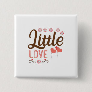 Couple Gift Little Love 15 Cm Square Badge