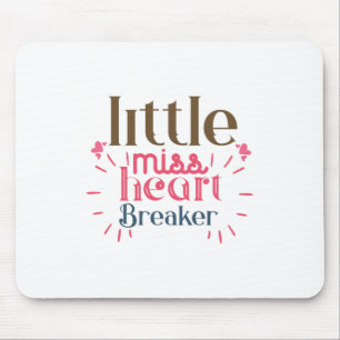 Couple Gift Little Miss Heart Mouse Mat