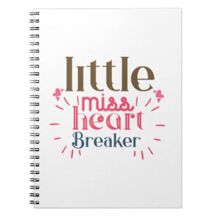 Couple Gift Little Miss Heart Notebook
