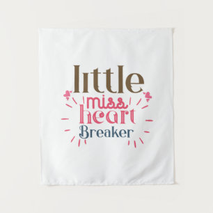 Couple Gift Little Miss Heart Tapestry