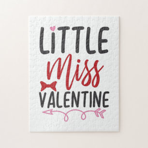 Couple Gift Little Miss Valentine Jigsaw Puzzle