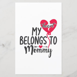 Couple Gift My Heart Belongs To Mummy