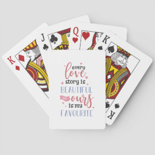 Couple Gift Our Love Story Is My Favourite Playing Cards