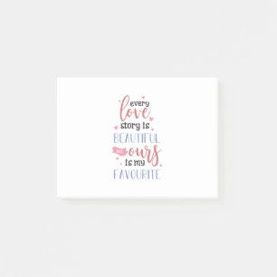 Couple Gift Our Love Story Is My Favourite Post-it Notes