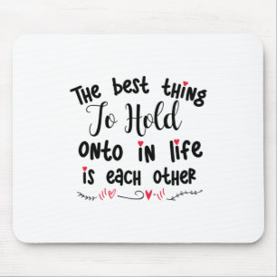 Couple Gift The Best Thing To Hold Mouse Mat