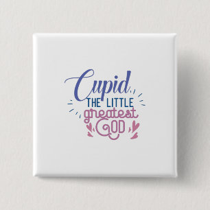 Couple Gift The Little Greatest God 15 Cm Square Badge