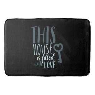 Couple Gift This House Is Filled With Love Bath Mat