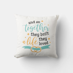 Couple Gift Together They Built A Life Cushion