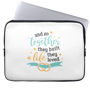 Couple Gift Together They Built A Life Laptop Sleeve