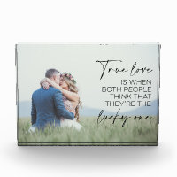 Couple Gift True Love Is When Both People Think 