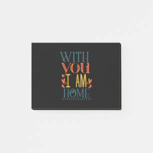 Couple Gift With You I Am House Post-it Notes