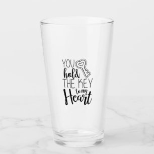 Couple Gift You Hold The Key To My Heart Glass