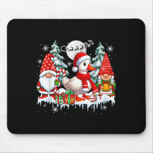 Couple Gnomes Santa Goose Christmas Trees Farmer F Mouse Mat
