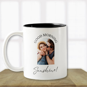 Couple Good morning sunshine Two-Tone Coffee Mug