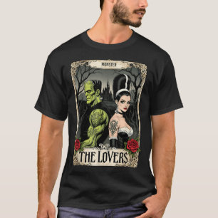 Couple Gothic Lovers Halloween Party Costume T-Shirt