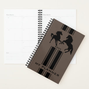 Couple Horse Planner Personalised Add Year