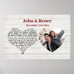 Couple I Got Us Husband Wife Gifts Romantic Valent Poster