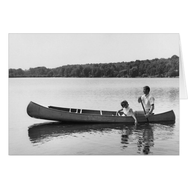 Couple in a Canoe (Front Horizontal)