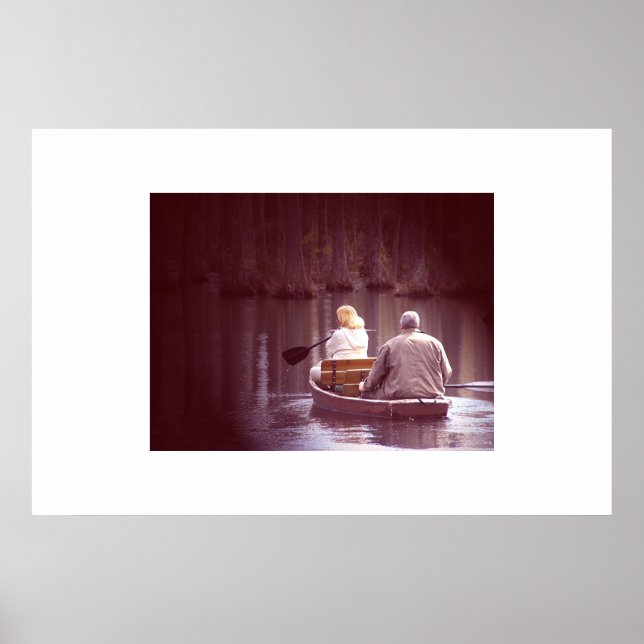 Couple in a Canoe Poster (Front)