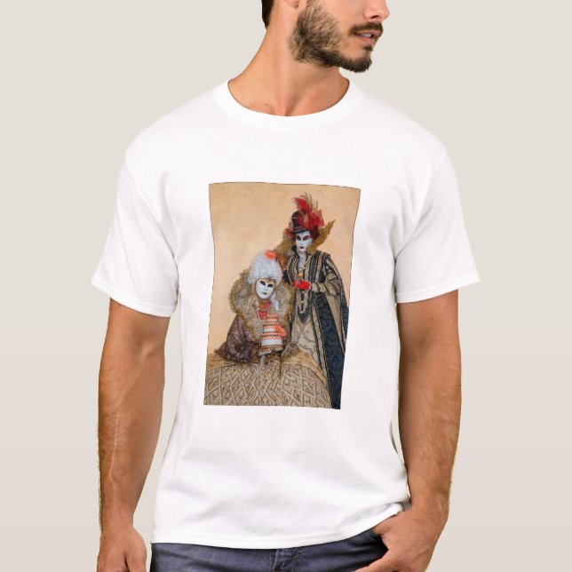 Couple in Carnival Costume, Venice T-Shirt (Front)