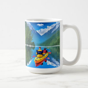 Couple in Kayak   Kayaking Themed Coffee Mug