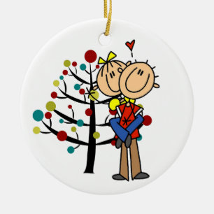 Couple in Love Christmas Ornament