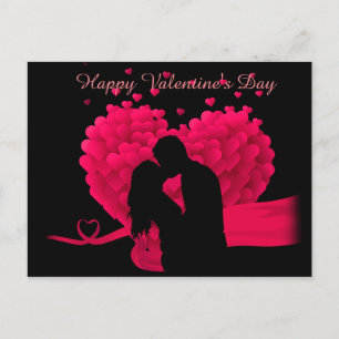 Couple in Love Happy Valentine's Day Postcard