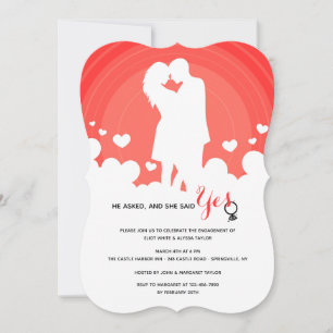 Couple In Love Invitation