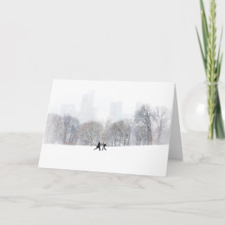 Couple in Sheep Meadow, Central Park Card