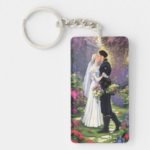 Couple in The Park-56476-56469 Key Ring