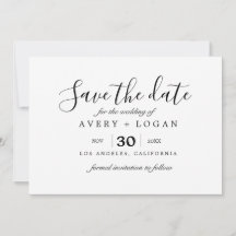 couple in vintage car watercolor save the date