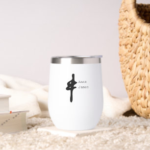 Couple Long Ampersand Thermal Wine Tumbler