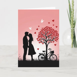 Couple Love Kiss Card