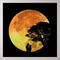Couple Love Romance Lovers Moonlight Romantic