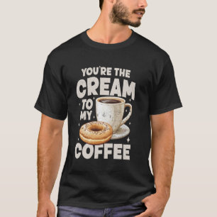 Couple Matching Coffee And Doughnut Lover T-Shirt