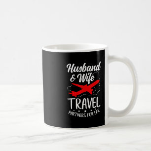 Couple Matching Husnd And Wife Travel Partners For Coffee Mug
